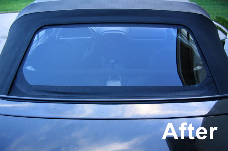 Miata Rear Window Repair on the Cheap